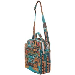 City Painting Town Urban Artwork Crossbody Day Bag