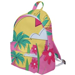 Ocean Watermelon Vibes Summer Surfing Sea Fruits Organic Fresh Beach Nature The Plain Backpack by Maspions