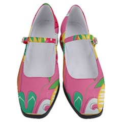 Ocean Watermelon Vibes Summer Surfing Sea Fruits Organic Fresh Beach Nature Women s Mary Jane Shoes