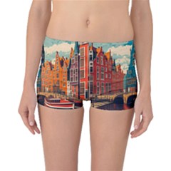 London England Bridge Europe Buildings Architecture Vintage Retro Town City Boyleg Bikini Bottoms