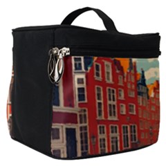 London England Bridge Europe Buildings Architecture Vintage Retro Town City Make Up Travel Bag (small)