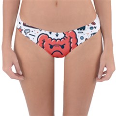 Health Gut Health Intestines Colon Body Liver Human Lung Junk Food Pizza Reversible Hipster Bikini Bottoms by Maspions