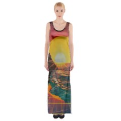 Pretty Art Nice Thigh Split Maxi Dress