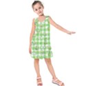 Frog Cartoon Pattern Cloud Animal Cute Seamless Kids  Sleeveless Dress View1