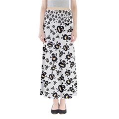 Bacteria Virus Monster Pattern Full Length Maxi Skirt