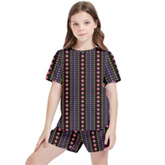 Beautiful Digital Graphic Unique Style Standout Graphic Kids  T-shirt And Sports Shorts Set by Bedest