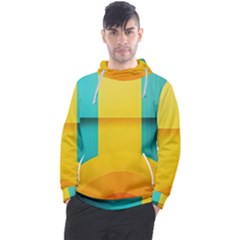 Colorful Rainbow Pattern Digital Art Abstract Minimalist Minimalism Men s Pullover Hoodie