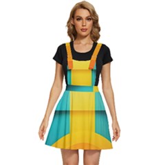 Colorful Rainbow Pattern Digital Art Abstract Minimalist Minimalism Apron Dress