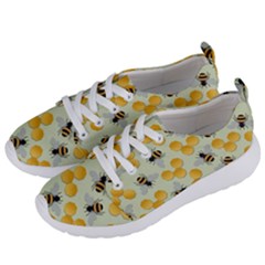 Bees Pattern Honey Bee Bug Honeycomb Honey Beehive Women s Lightweight Sports Shoes