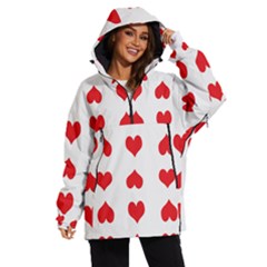 Heart Red Love Valentines Day Women s Ski And Snowboard Waterproof Breathable Jacket by Bajindul