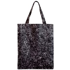 Black And White Abstract Expressive Print Zipper Classic Tote Bag by dflcprintsclothing