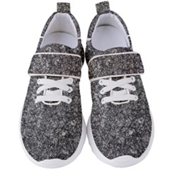 Black And White Abstract Expressive Print Women s Velcro Strap Shoes by dflcprintsclothing
