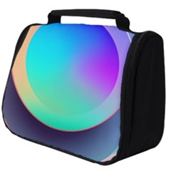 Circle Colorful Rainbow Spectrum Button Gradient Full Print Travel Pouch (big) by Maspions