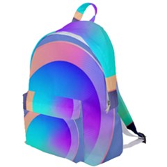 Circle Colorful Rainbow Spectrum Button Gradient The Plain Backpack by Maspions