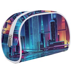 Digital Art Artwork Illustration Vector Buiding City Make Up Case (Large)