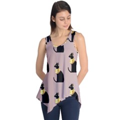 Cat Egyptian Ancient Statue Egypt Culture Animals Sleeveless Tunic by Maspions