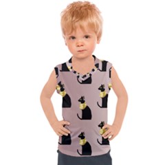 Cat Egyptian Ancient Statue Egypt Culture Animals Kids  Sport Tank Top