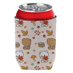 Bear Cartoon Background Pattern Seamless Animal Can Holder