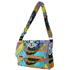 Kitten Cat Pet Animal Adorable Fluffy Cute Kitty Full Print Messenger Bag (l)