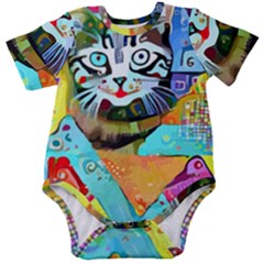 Kitten Cat Pet Animal Adorable Fluffy Cute Kitty Baby Short Sleeve Bodysuit