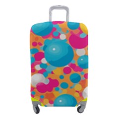 Circles Art Seamless Repeat Bright Colors Colorful Luggage Cover (small)