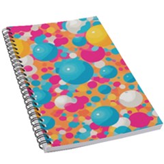 Circles Art Seamless Repeat Bright Colors Colorful 5 5  X 8 5  Notebook