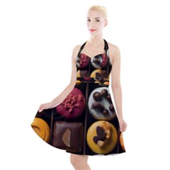 Chocolate Candy Candy Box Gift Cashier Decoration Chocolatier Art Handmade Food Cooking Halter Party Swing Dress 