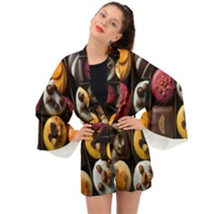 Chocolate Candy Candy Box Gift Cashier Decoration Chocolatier Art Handmade Food Cooking Long Sleeve Kimono