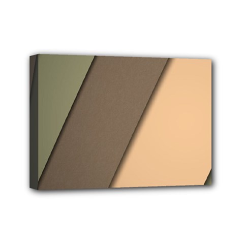 Abstract Texture, Retro Backgrounds Mini Canvas 7  X 5  (stretched)