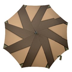 Abstract Texture, Retro Backgrounds Hook Handle Umbrellas (Large)