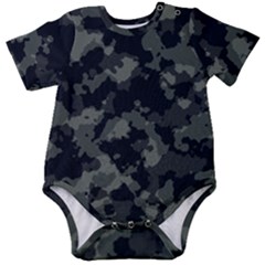 Camouflage, Pattern, Abstract, Background, Texture, Army Baby Short Sleeve Bodysuit by nateshop