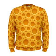 Cheese Texture Food Textures Men s Sweatshirt by nateshop