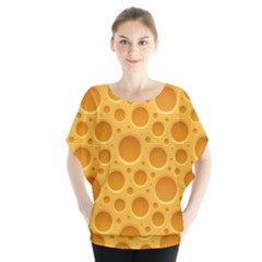 Cheese Texture Food Textures Batwing Chiffon Blouse