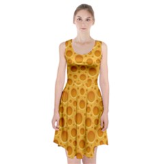 Cheese Texture Food Textures Racerback Midi Dress