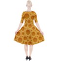 Cheese Texture Food Textures Quarter Sleeve A-Line Dress View2