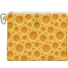 Cheese Texture Food Textures Canvas Cosmetic Bag (xxxl) by nateshop