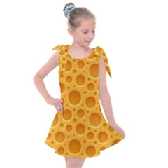Cheese Texture Food Textures Kids  Tie Up Tunic Dress by nateshop