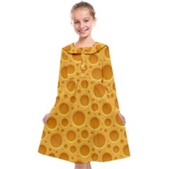 Cheese Texture Food Textures Kids  Midi Sailor Dress
