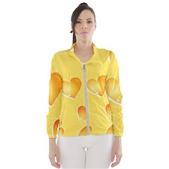 Cheese Texture, Macro, Food Textures, Slices Of Cheese Women s Windbreaker by nateshop