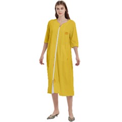 Cheese Texture, Yellow Backgronds, Food Textures, Slices Of Cheese Women s Cotton 3/4 Sleeve Nightgown by nateshop