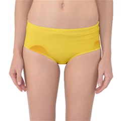 Cheese Texture, Yellow Backgronds, Food Textures, Slices Of Cheese Mid-waist Bikini Bottoms by nateshop