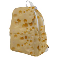 Cheese Texture, Yellow Cheese Background Top Flap Backpack