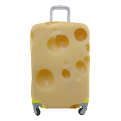 Cheese Texture, Yellow Cheese Background Luggage Cover (small) by nateshop