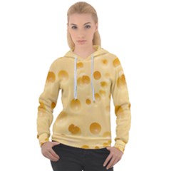 Cheese Texture, Yellow Cheese Background Women s Overhead Hoodie by nateshop