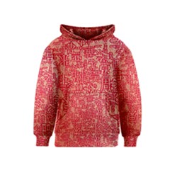 Chinese Hieroglyphs Patterns, Chinese Ornaments, Red Chinese Kids  Pullover Hoodie