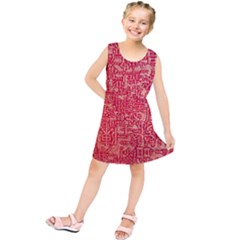 Chinese Hieroglyphs Patterns, Chinese Ornaments, Red Chinese Kids  Tunic Dress