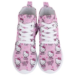 Cute Hello Kitty Collage, Cute Hello Kitty Women s Lightweight High Top Sneakers