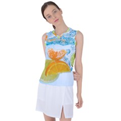 Fruits, Fruit, Lemon, Lime, Mandarin, Water, Orange Women s Sleeveless Sports Top by nateshop