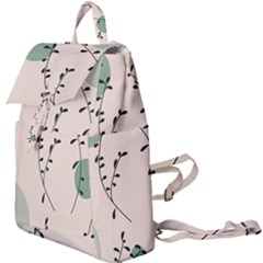 Plants Pattern Design Branches Branch Leaves Botanical Boho Bohemian Texture Drawing Circles Nature Buckle Everyday Backpack