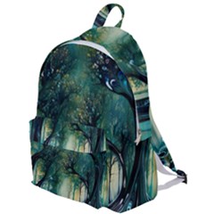 Trees Forest Mystical Forest Background Landscape Nature The Plain Backpack by Maspions